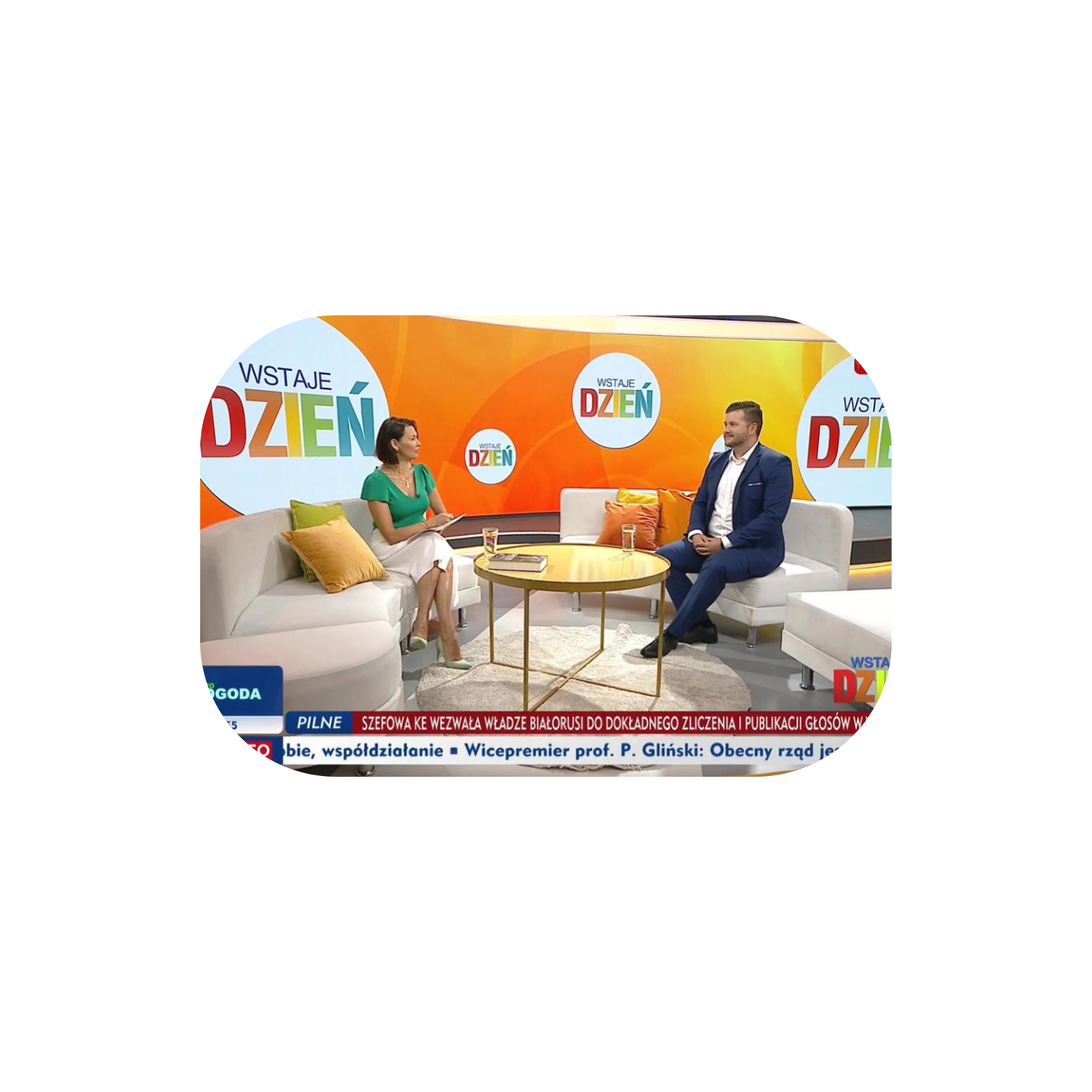 Rozmowa o aplikacjach śledzących w programie śniadaniowym Wstaje Dzień